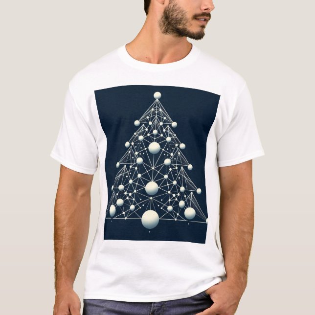 T-shirt arvore de natal (Devant)