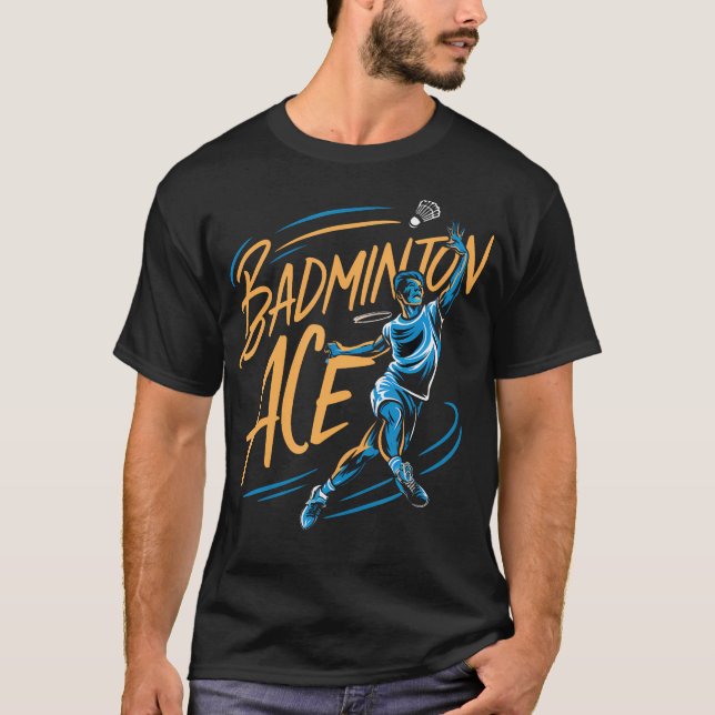 T-shirt As de badminton (Devant)