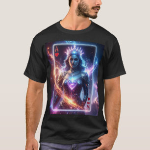 T-shirt As de cœur cosmique Carte Royale Fantastique Céles