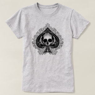 T-shirt As de pique de crâne