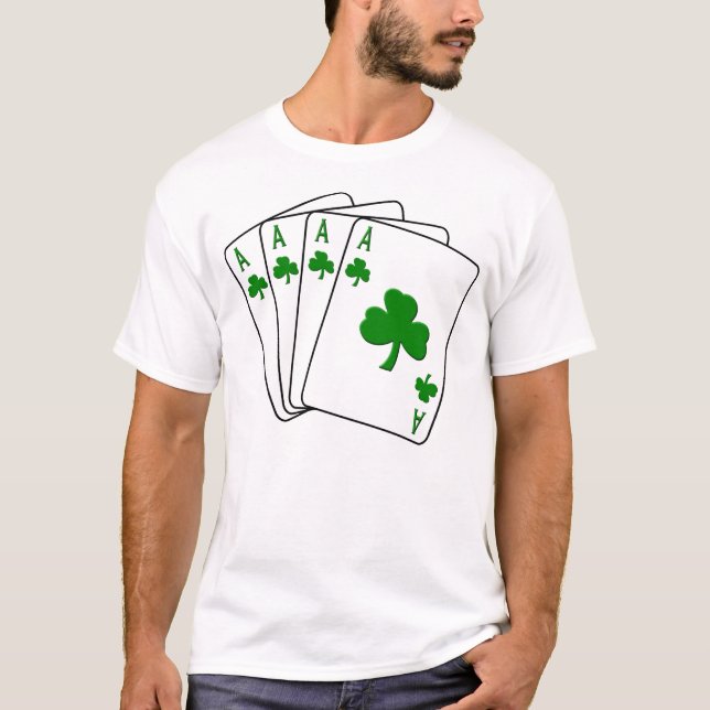 T-shirt As de shamrock (Devant)