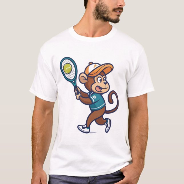 T-SHIRT AS DE TENNIS SINGE (Devant)