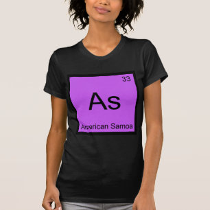 T-shirt As - Samoa américaines Symbole de l'élément de chi