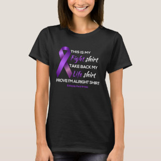 T-shirt AS tees Epilepsy Awareness This is my Fight Life A
