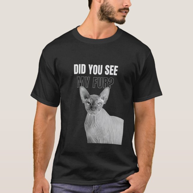 T-shirt As-Tu Vu Mon Chat En Fourrure Tee (Devant)