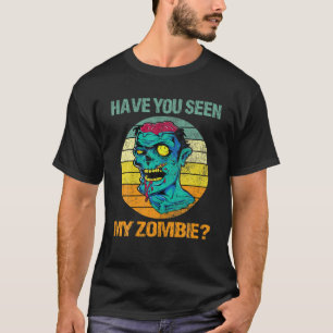 T-shirt As-Tu Vu Mon Zombie ? Coucher de soleil vintage