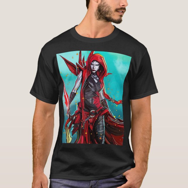 T-shirt Asajj Ventress – Shadow Assassin of the Sith (Devant)