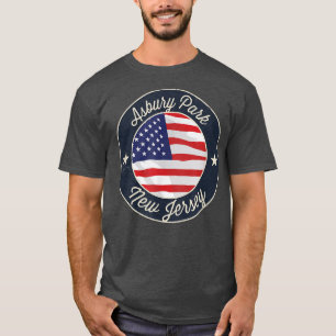 T-shirt Asbury Park - T-Shir Souvenir du New Jersey patrio