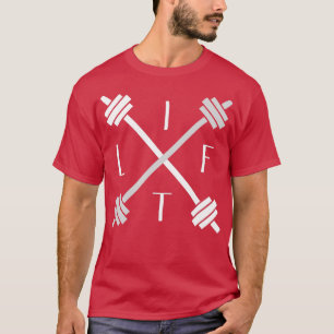 T-shirt Ascenseur à poids levant de motivation