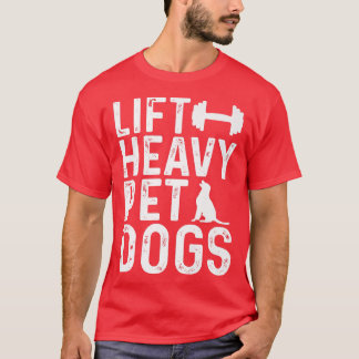 T-shirt Ascenseur Chiens d'animaux de compagnie lourds Ent