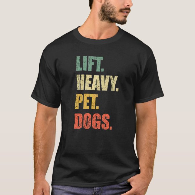 T-shirt Ascenseur Chiens de sport pour animaux de compagni (Devant)