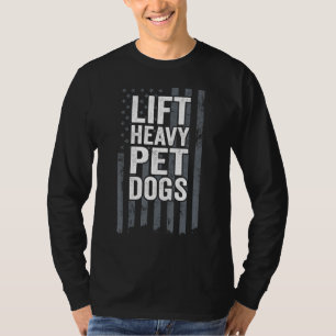 T-shirt Ascenseur Chiens Lourds Entraînement Fitness Motiv