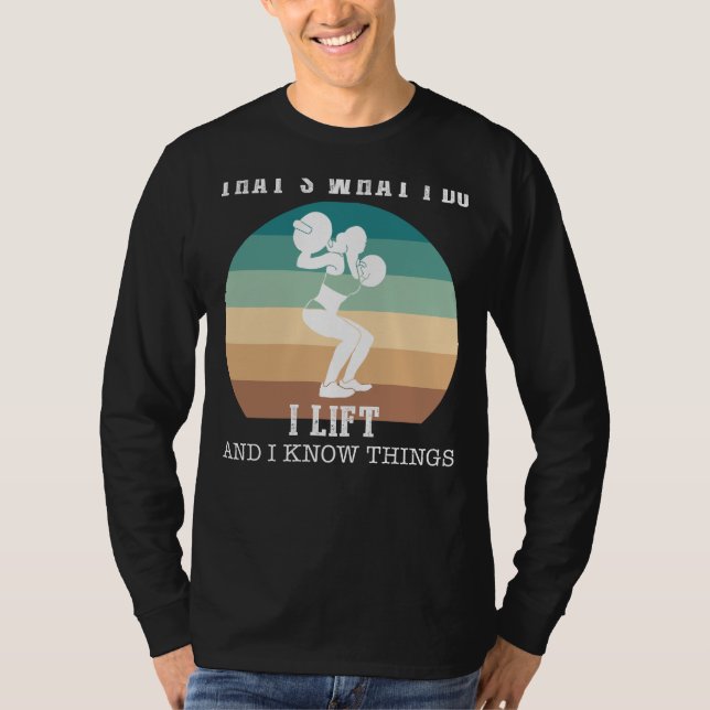 T-shirt Ascenseur, Chuckle, Dominer : C'Est Ce Que Je Fais (Devant)