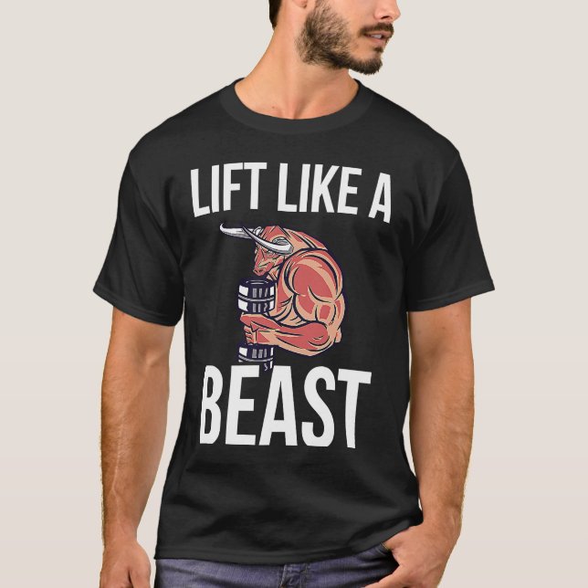 T-shirt Ascenseur Comme Une Bête Barrière Bâtiment (Devant)