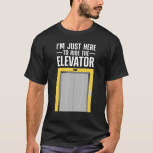 T-shirt Ascenseur cool Pour Hommes Femmes Inspecteur D'Asc