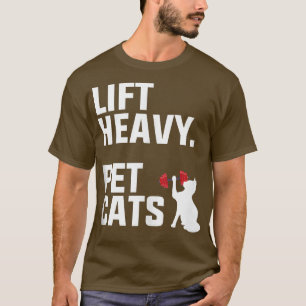 T-shirt Ascenseur Gros Chats Animaux Travailler Gym Cadeau