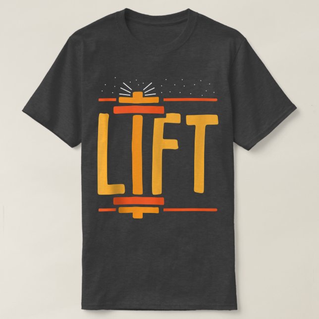 T-shirt Ascenseur Gym Remise en forme  (Design devant)