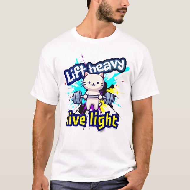 T-shirt "Ascenseur lourd" (Devant)