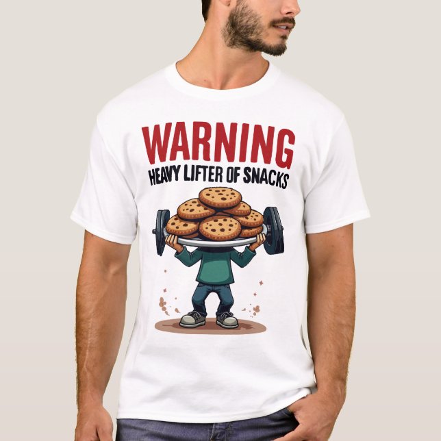 T-shirt Ascenseur lourd de collations (Devant)