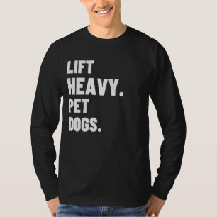 T-shirt Ascenseur Lourds Chiens Pour Animaux De Compagnie 