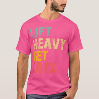 T-shirt Ascenseur Lourds pour animaux de compagnie chats G