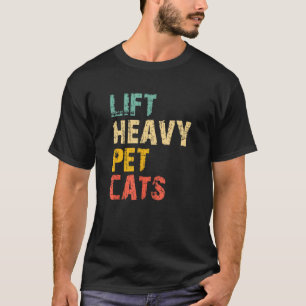 T-shirt Ascenseur Lourds pour animaux de compagnie chats G