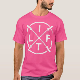 T-shirt Ascenseur Poids Fitness Chemise Barbells Traversé
