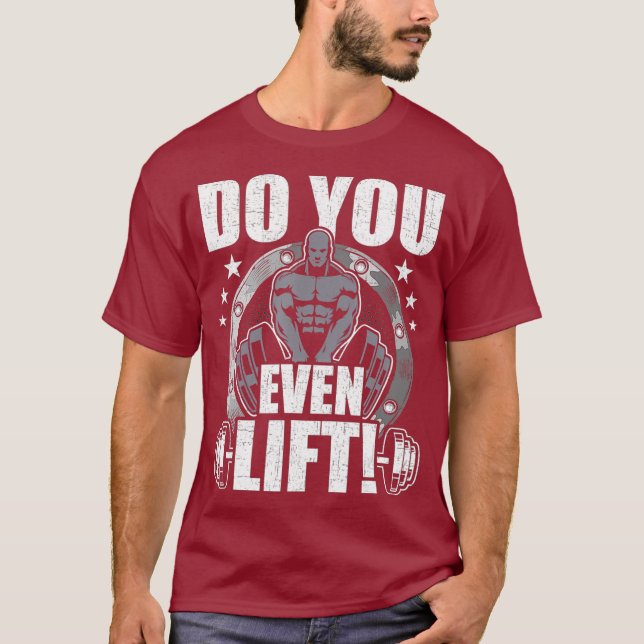 T-shirt Ascensez-vous même Bodybuilding Poids (Devant)