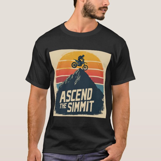 T-shirt Ascension du sommet - Motivationnel (Devant)