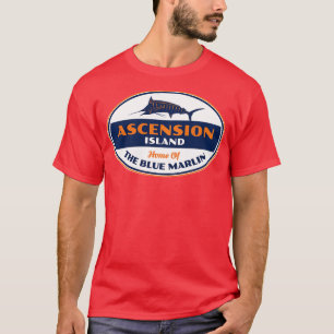 T-shirt ASCENSION Island Pêcher Sleeve long
