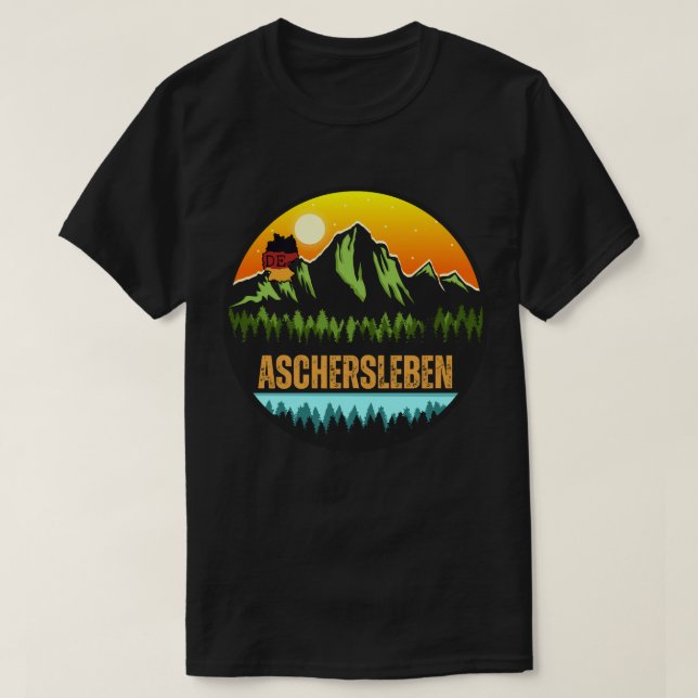 T-shirt Aschersleben, Allemagne (Design devant)