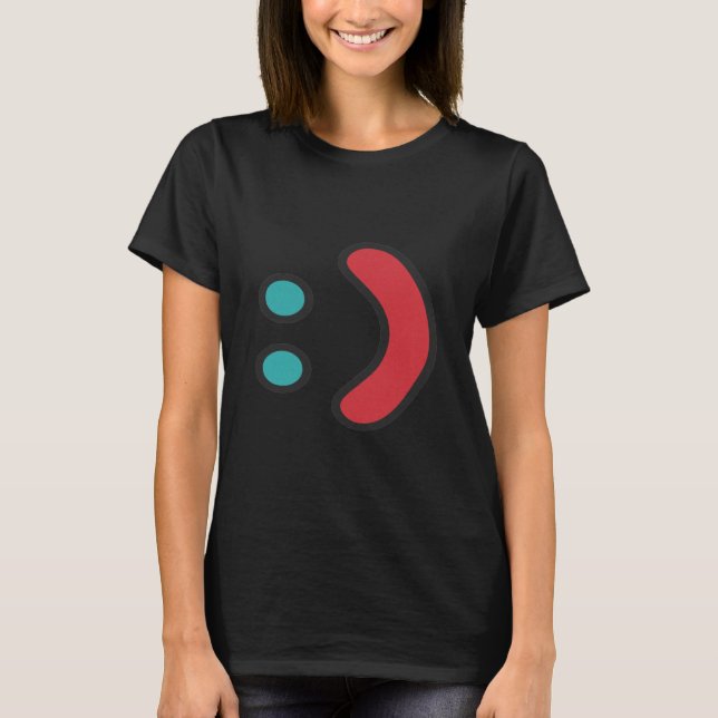 T-shirt Ascii Smile (Devant)