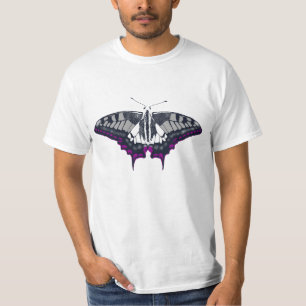 T-shirt Asexual Flag Swallowtail