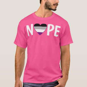 T-shirt Asexual Nope Ace Asexuality LGBTIA