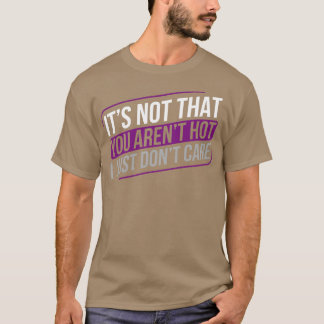 T-shirt Asexuality Dont Care Ace Asexuality LGBTIA