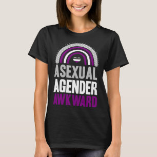 T-shirt Asexuel Agender Awkward AsexuPride Bohemian Rai