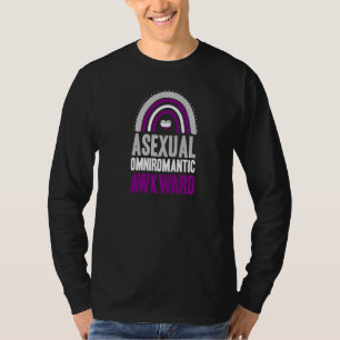 T-shirt Asexuel Omniromantique Awkward Asexué Pride Bohemi