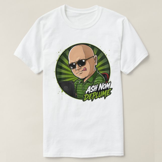 T-shirt Ash Nom DePlume Basique (Design devant)