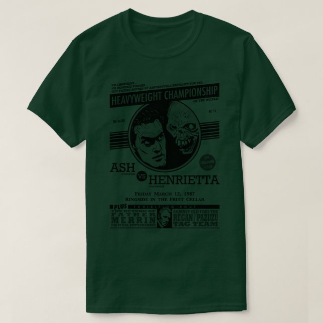 T-shirt Ash vs Henrietta (Design devant)