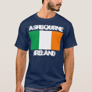 T-shirt Ashbourne, Irlande avec le drapeau irlandais