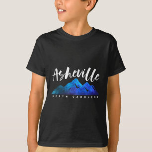 T-shirt Asheville Caroline du Nord Camping Randonnée Ski F