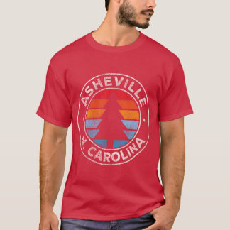 T-shirt Asheville Caroline du Nord Nc 70S ami
