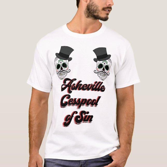 T-shirt Asheville - Cloaque du Péché (Devant)