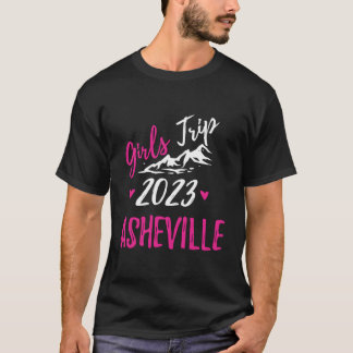 T-shirt Asheville Girls Trip 2023 Vacances Bachelorette