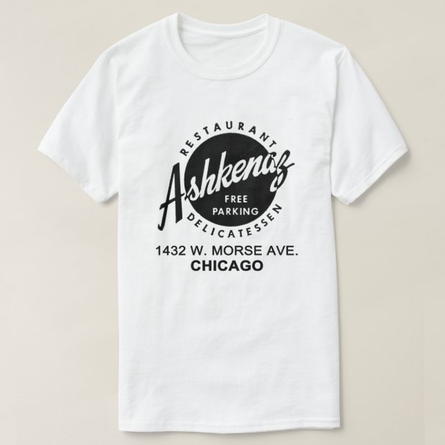 T-shirt Ashkenaz Delicatessen Restaurant, Chicago (Design devant)