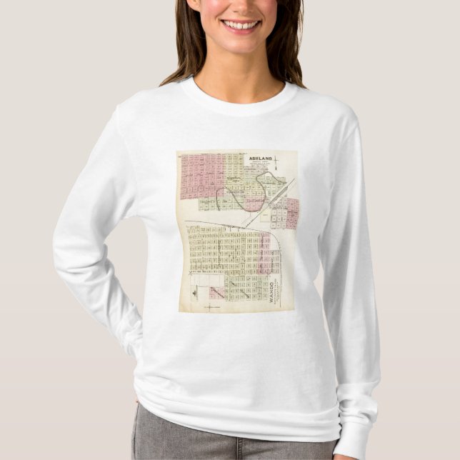 T-shirt Ashland et Wahoo, Nébraska (Devant)