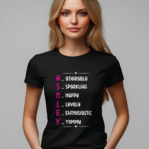 T-shirt Ashley Acronyme Design pour la personnalisation am