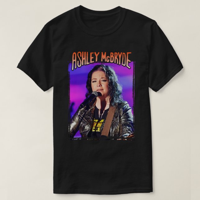 T-shirt Ashley Art McBryde Portrait (Design devant)