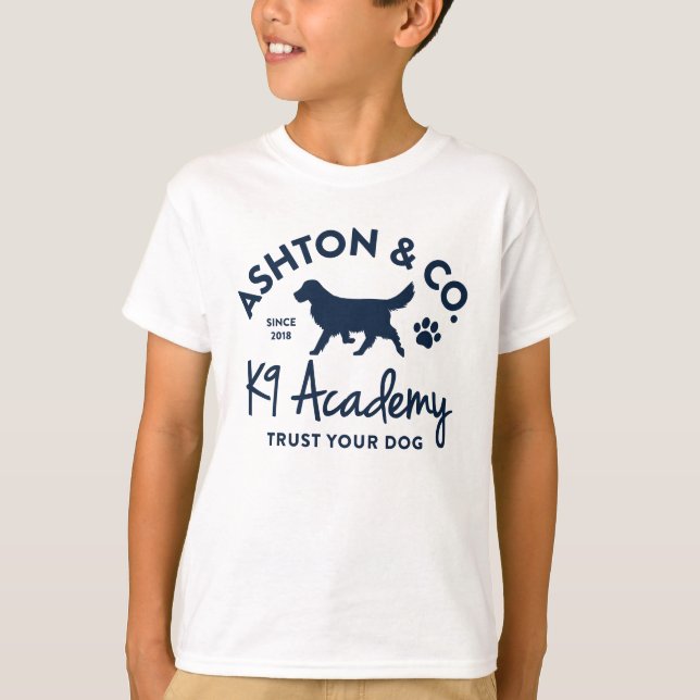 T-shirt Ashton & Co. K9 Academy 1c Logo Kids' (Devant)