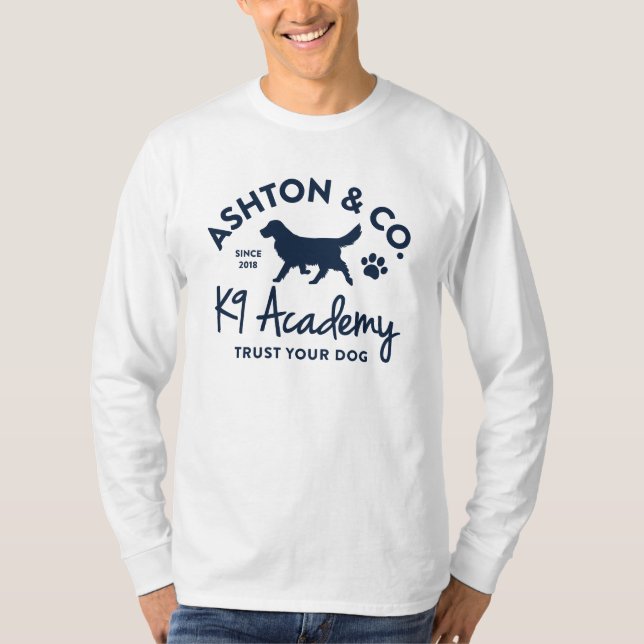 T-shirt Ashton & Co. K9 Academy 1c Long Sleeve (Devant)